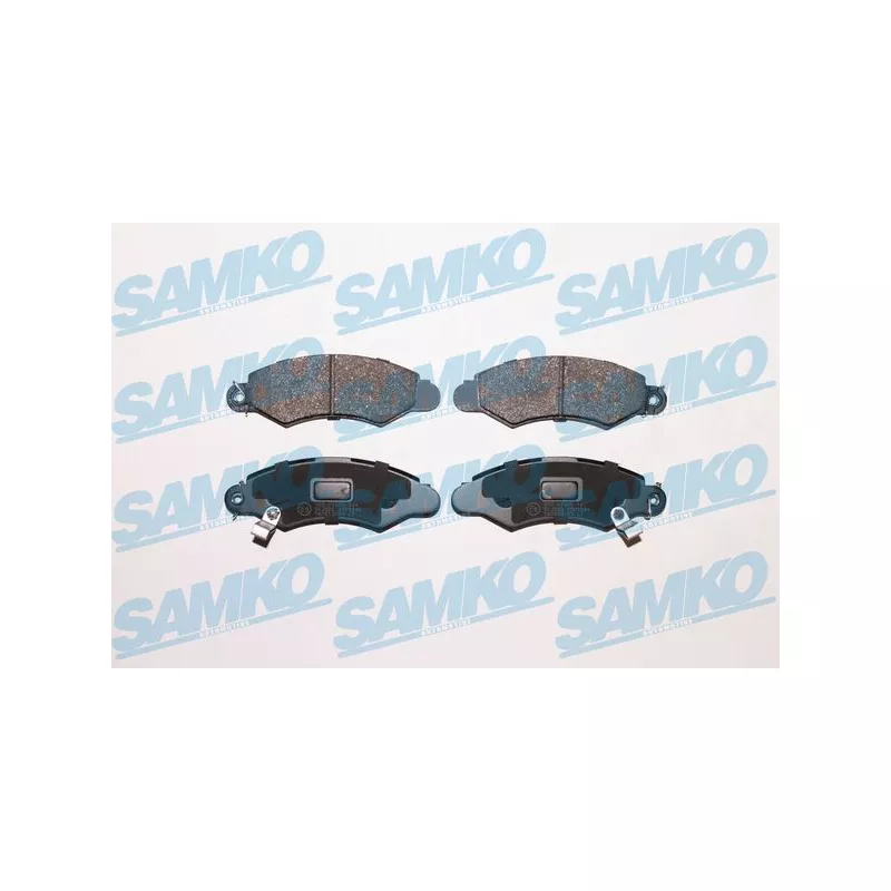 Jeu de 4 plaquettes de frein avant SAMKO 5SP1041
