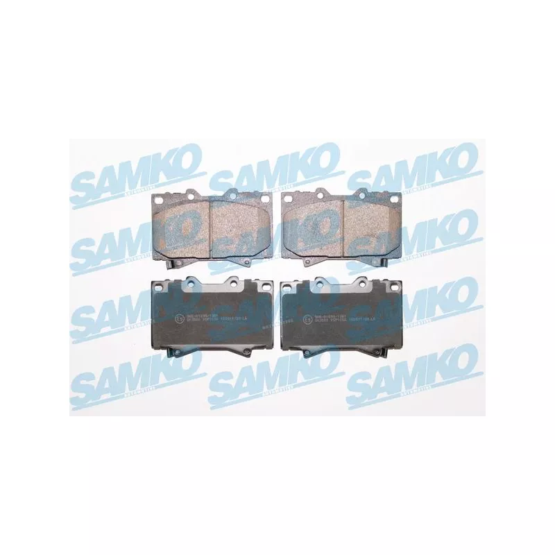 Jeu de 4 plaquettes de frein avant SAMKO 5SP1050