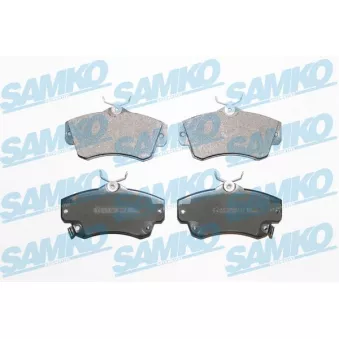 Jeu de 4 plaquettes de frein avant SAMKO