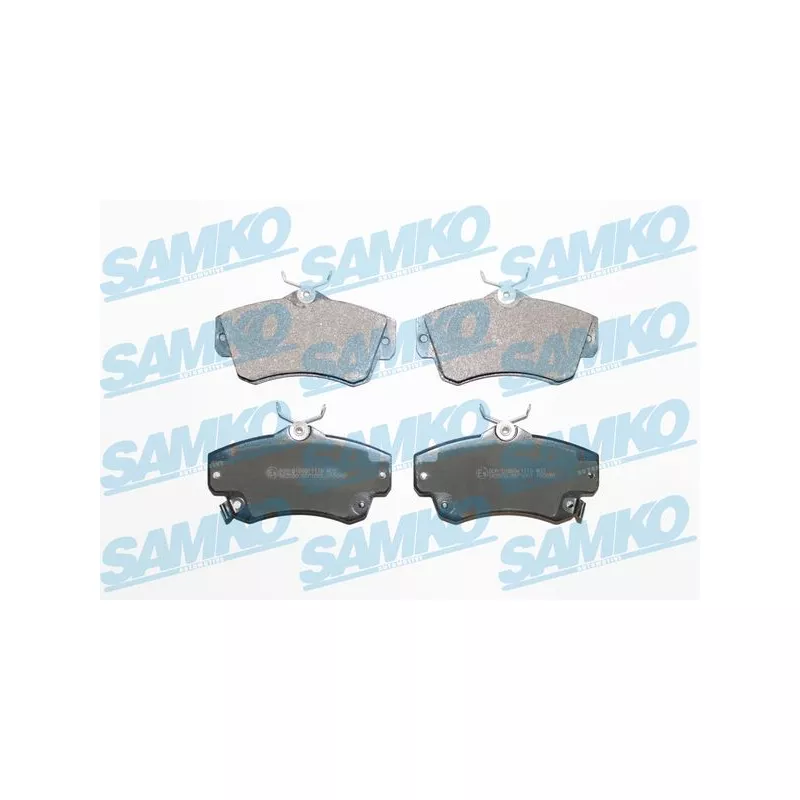 Jeu de 4 plaquettes de frein avant SAMKO 5SP1061