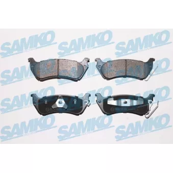 Jeu de 4 plaquettes de frein arrière SAMKO