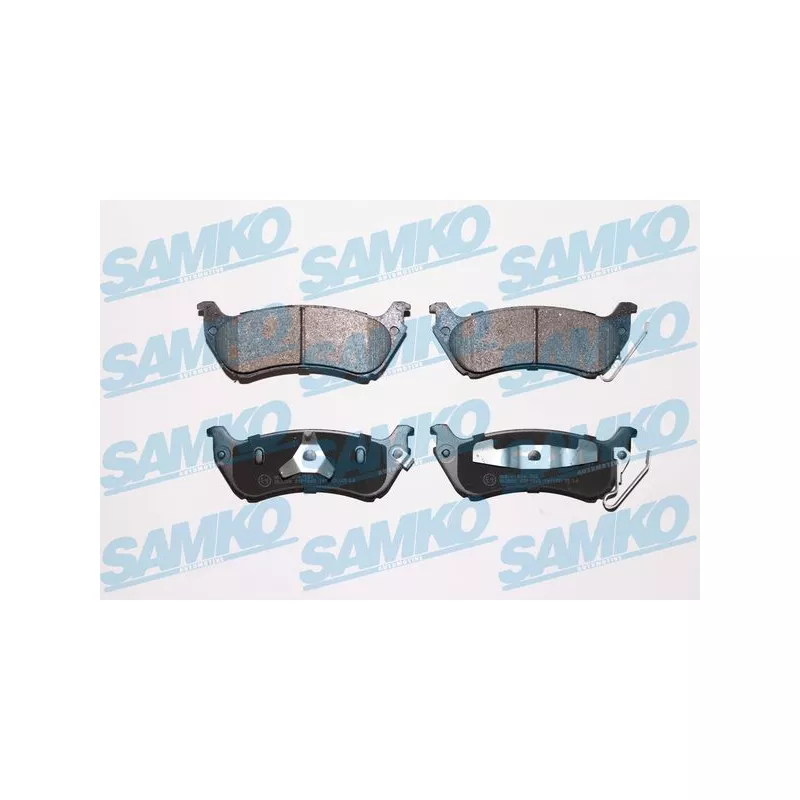 Jeu de 4 plaquettes de frein arrière SAMKO 5SP1065