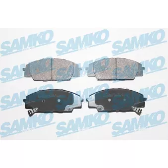 Jeu de 4 plaquettes de frein avant SAMKO