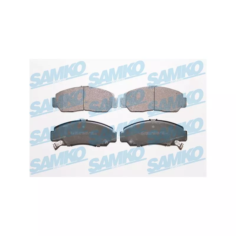 Jeu de 4 plaquettes de frein avant SAMKO 5SP1071