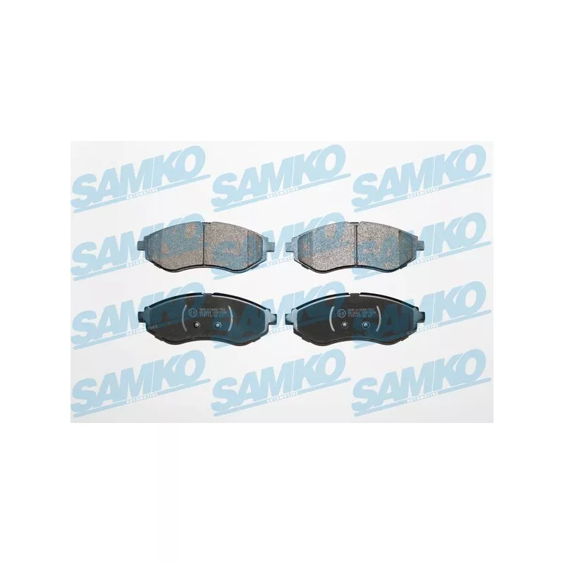 Jeu de 4 plaquettes de frein avant SAMKO 5SP1080