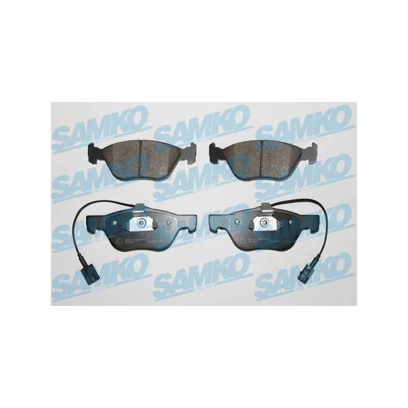 Jeu de 4 plaquettes de frein avant SAMKO 5SP1084
