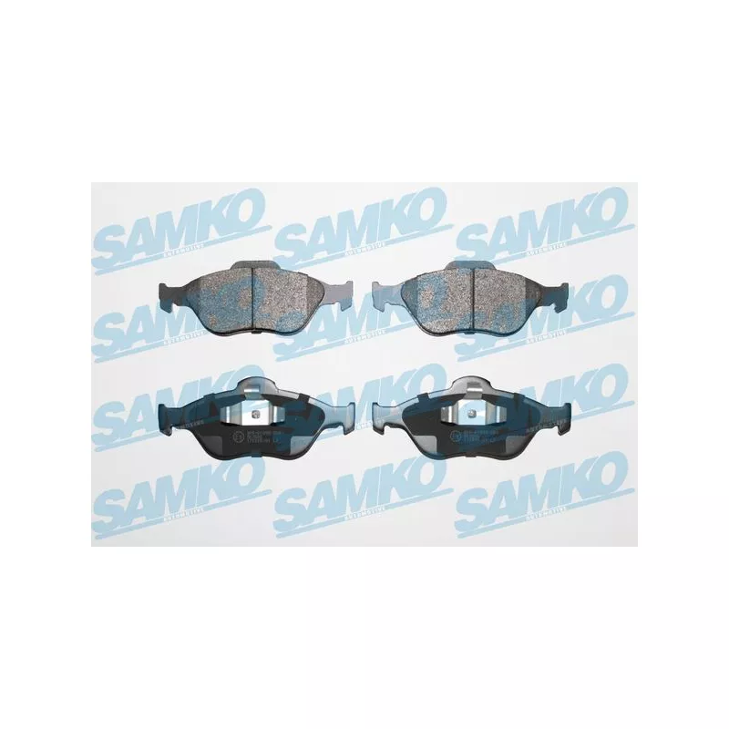 Jeu de 4 plaquettes de frein avant SAMKO 5SP1088