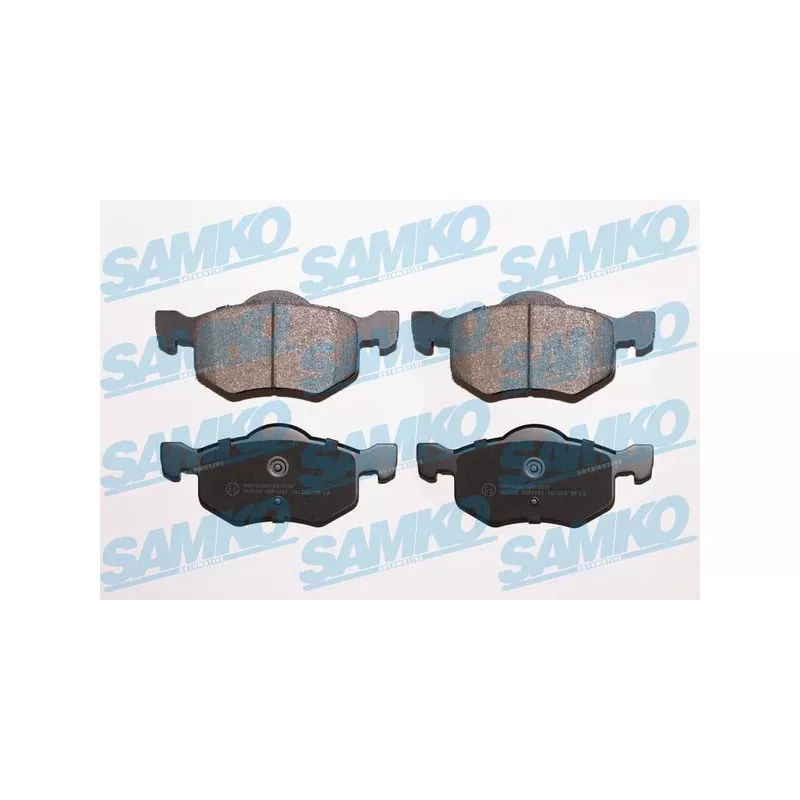 Jeu de 4 plaquettes de frein avant SAMKO 5SP1091