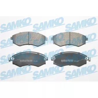 Jeu de 4 plaquettes de frein avant SAMKO