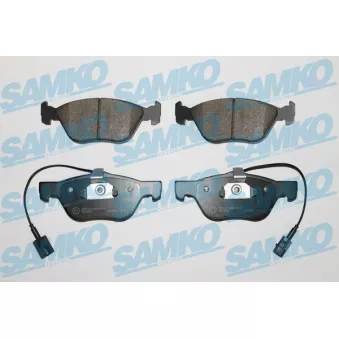 Jeu de 4 plaquettes de frein avant SAMKO 5SP1098