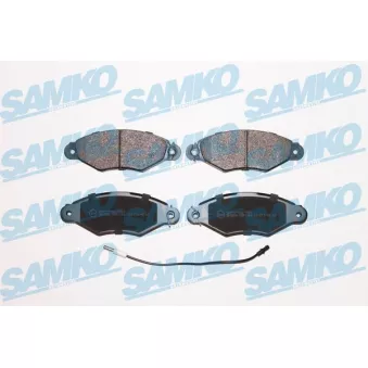 Jeu de 4 plaquettes de frein avant SAMKO 5SP1106