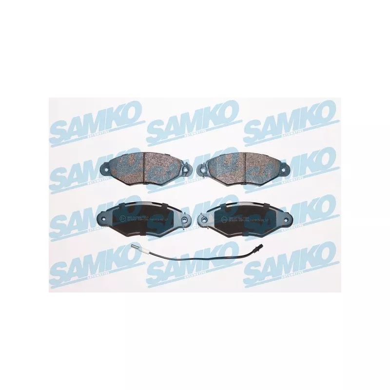 Jeu de 4 plaquettes de frein avant SAMKO 5SP1106