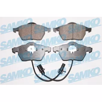 Jeu de 4 plaquettes de frein avant SAMKO