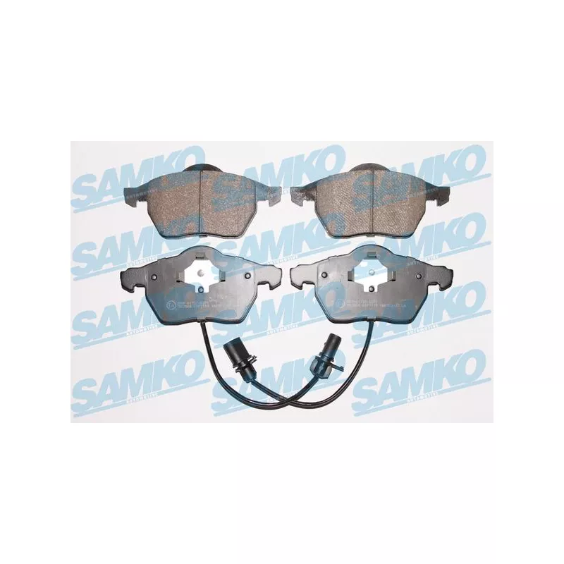 Jeu de 4 plaquettes de frein avant SAMKO 5SP1119