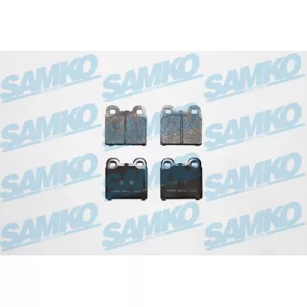 Jeu de 4 plaquettes de frein avant SAMKO 5SP112