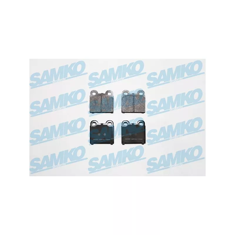 Jeu de 4 plaquettes de frein avant SAMKO 5SP112