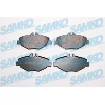 Jeu de 4 plaquettes de frein avant SAMKO