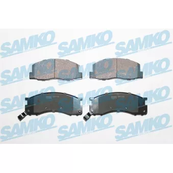 Jeu de 4 plaquettes de frein avant SAMKO