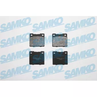 Jeu de 4 plaquettes de frein avant SAMKO 5SP113