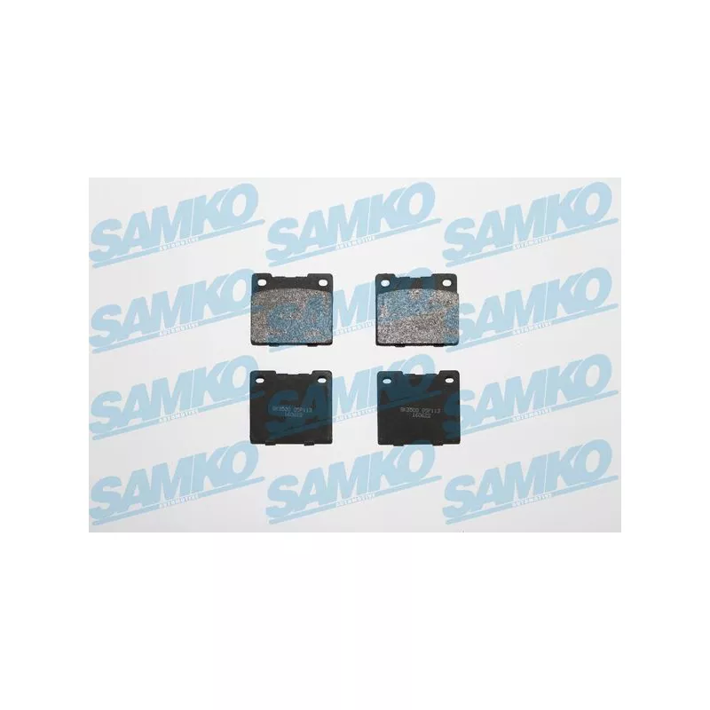 Jeu de 4 plaquettes de frein avant SAMKO 5SP113
