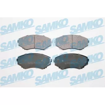 Jeu de 4 plaquettes de frein avant SAMKO