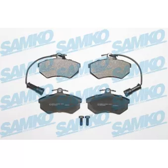 Jeu de 4 plaquettes de frein avant SAMKO