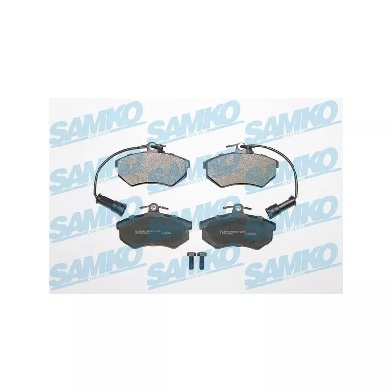 Jeu de 4 plaquettes de frein avant SAMKO 5SP1137