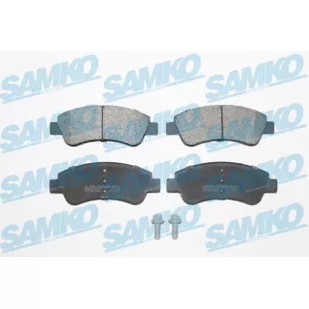 Jeu de 4 plaquettes de frein avant SAMKO 5SP1188
