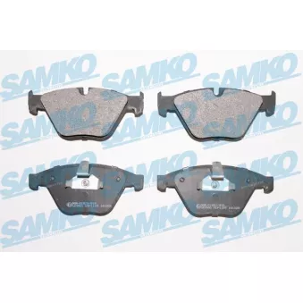 Jeu de 4 plaquettes de frein avant SAMKO
