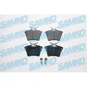 Jeu de 4 plaquettes de frein arrière SAMKO
