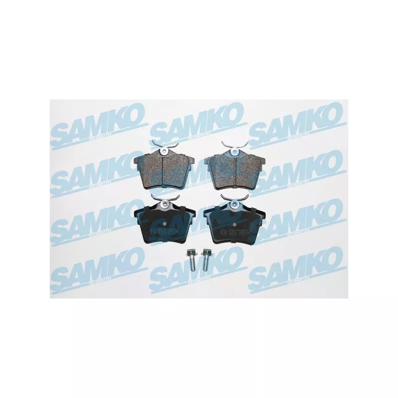 Jeu de 4 plaquettes de frein arrière SAMKO 5SP1195
