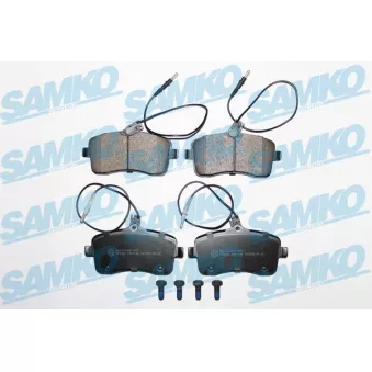 Jeu de 4 plaquettes de frein avant SAMKO