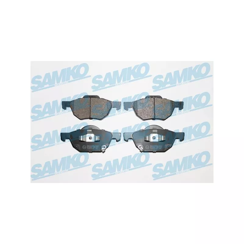 Jeu de 4 plaquettes de frein avant SAMKO 5SP1211
