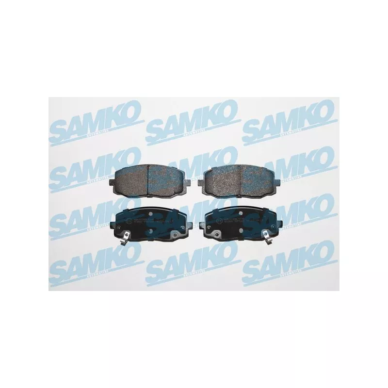 Jeu de 4 plaquettes de frein avant SAMKO 5SP1220