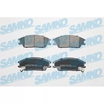 Jeu de 4 plaquettes de frein avant SAMKO