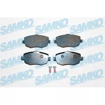 Jeu de 4 plaquettes de frein avant SAMKO
