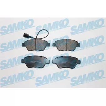 Jeu de 4 plaquettes de frein avant SAMKO 5SP1225