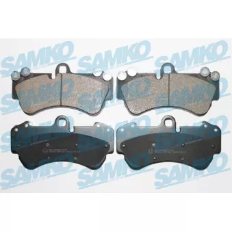 Jeu de 4 plaquettes de frein avant SAMKO