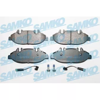 Jeu de 4 plaquettes de frein avant SAMKO