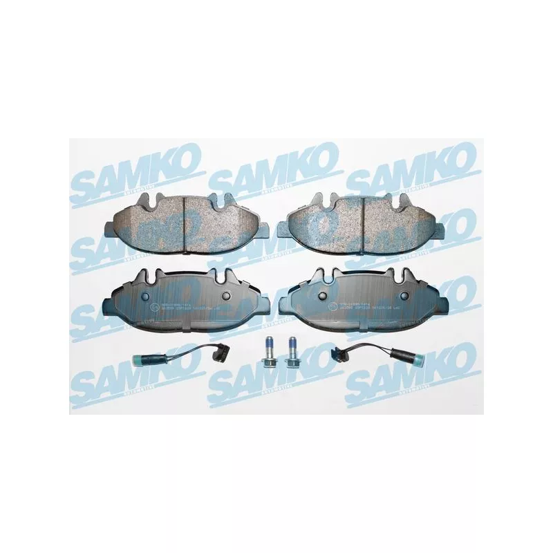 Jeu de 4 plaquettes de frein avant SAMKO 5SP1228