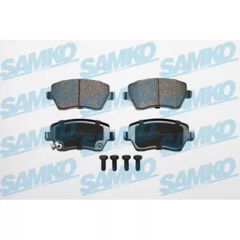 Jeu de 4 plaquettes de frein avant SAMKO