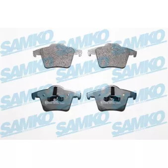 Jeu de 4 plaquettes de frein arrière SAMKO
