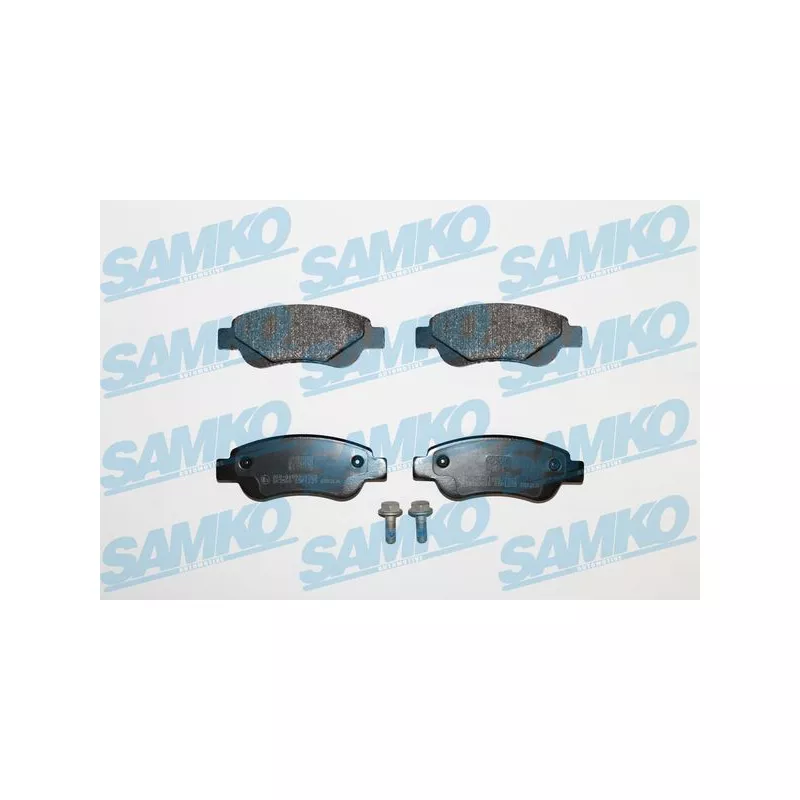 Jeu de 4 plaquettes de frein avant SAMKO 5SP1235