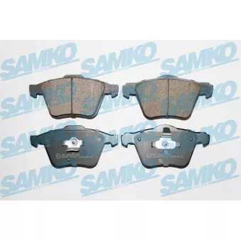 Jeu de 4 plaquettes de frein avant SAMKO