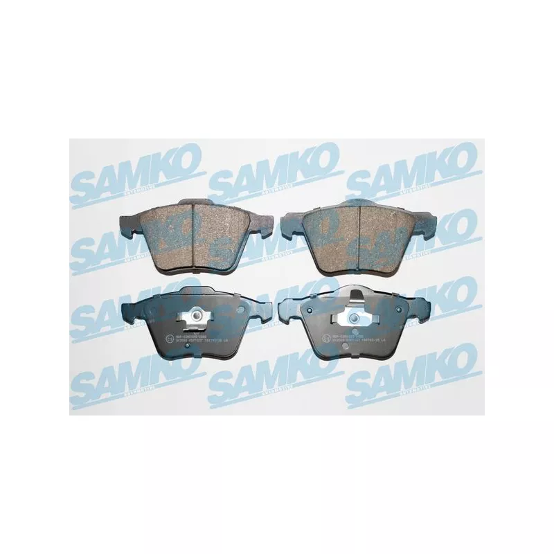 Jeu de 4 plaquettes de frein avant SAMKO 5SP1237