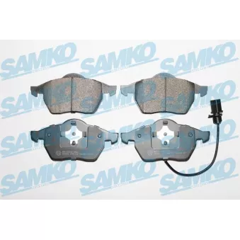 Jeu de 4 plaquettes de frein avant SAMKO