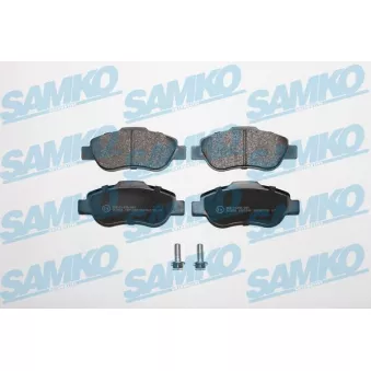 Jeu de 4 plaquettes de frein avant SAMKO 5SP1240