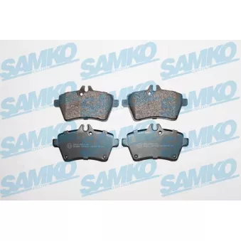 Jeu de 4 plaquettes de frein avant SAMKO