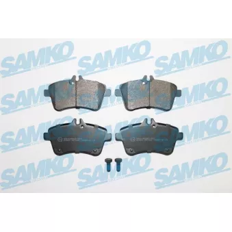 Jeu de 4 plaquettes de frein avant SAMKO
