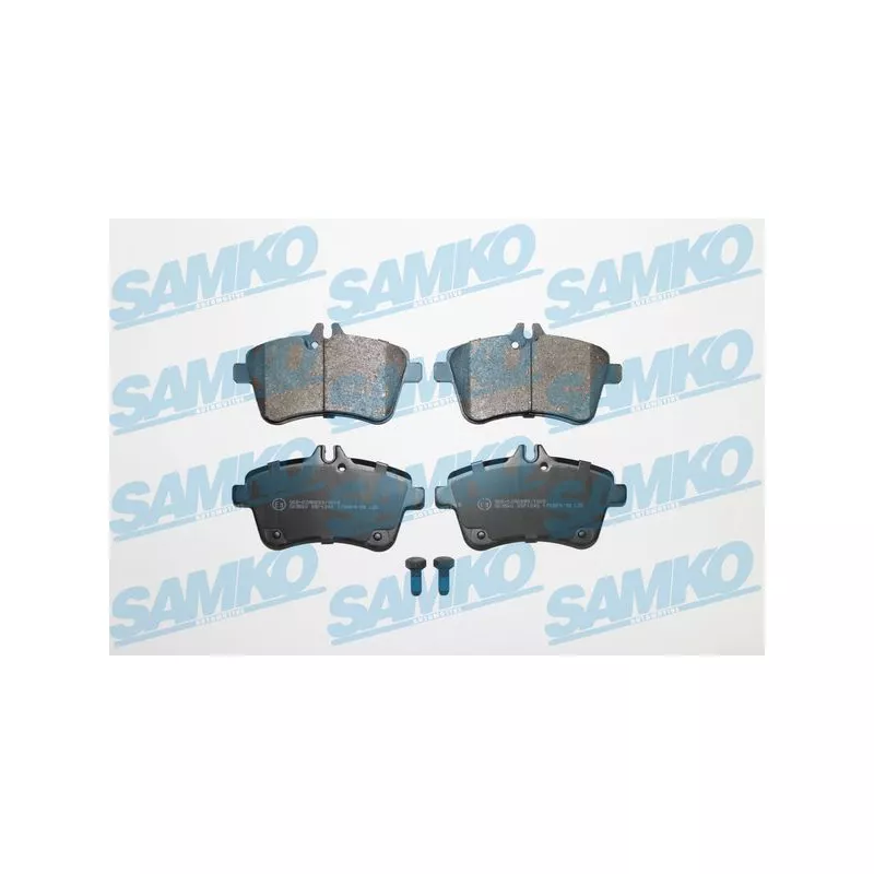Jeu de 4 plaquettes de frein avant SAMKO 5SP1243